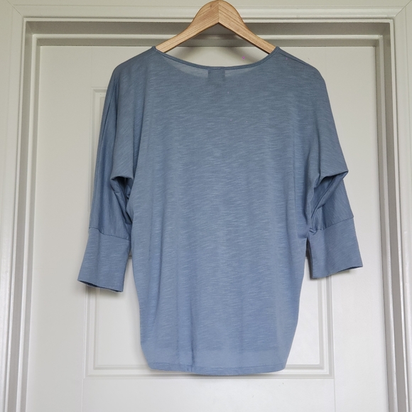 August Moon Powder Blue Dolman Sleep Top - Size Large - Picture 6 of 6